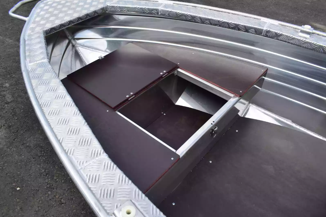 Алюминиевая лодка Wyatboat-390Р Увеличенный борт в Серпухове