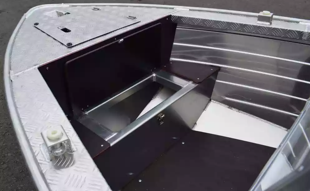 Алюминиевая лодка Wyatboat-390 DCM Увеличенный борт в Серпухове