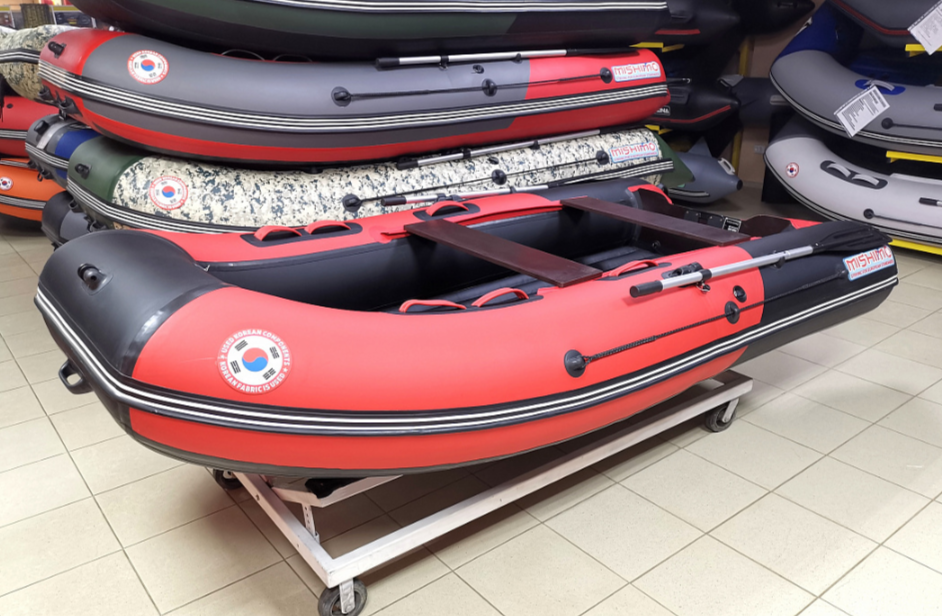 КОМПЛЕКТ Лодка MISHIMO PRO 350 + ЛОДОЧНЫЙ МОТОР MARLIN MP 9.9 (20) AMHS PRO в Серпухове