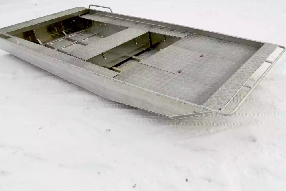 Алюминиевая лодка Wyatboat-390 Jonboat в Серпухове
