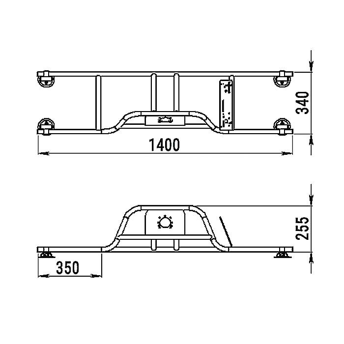 Стойка рулевая с бортовым креплением малая в Серпухове