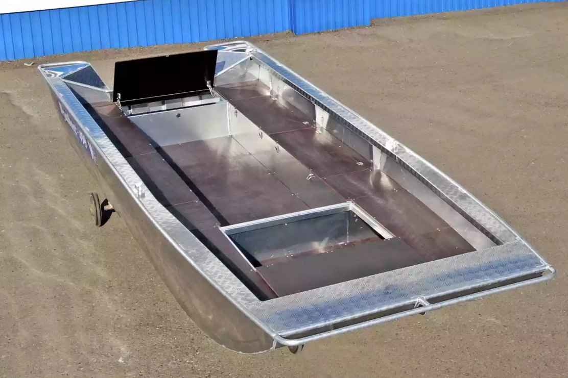 Алюминиевая лодка Wyatboat-490 Jonboat в Серпухове
