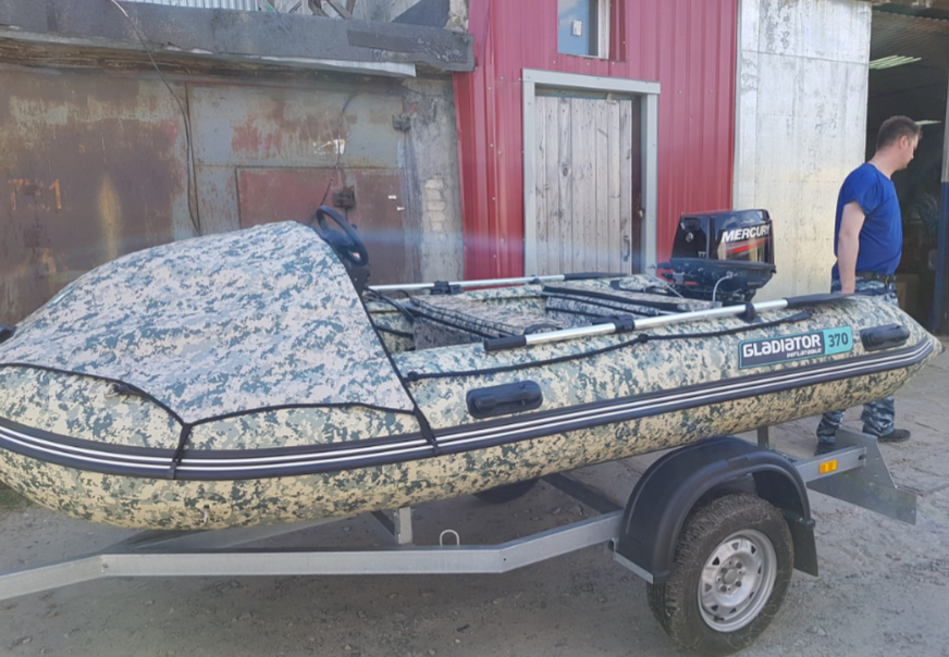 НАДУВНАЯ ЛОДКА GLADIATOR C370AL в Серпухове