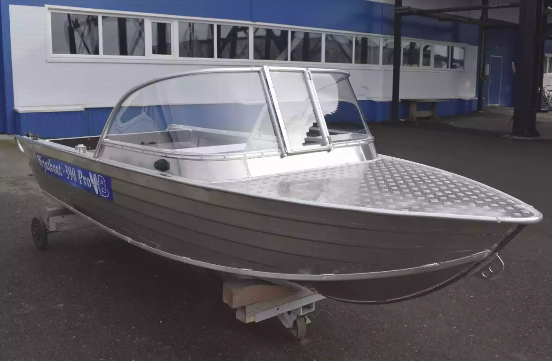 Алюминиевая лодка Wyatboat-390 Pro в Серпухове