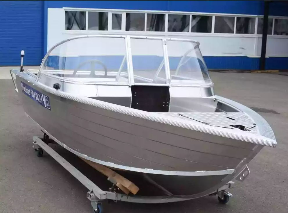 Алюминиевая лодка Wyatboat-390 DCM Увеличенный борт в Серпухове