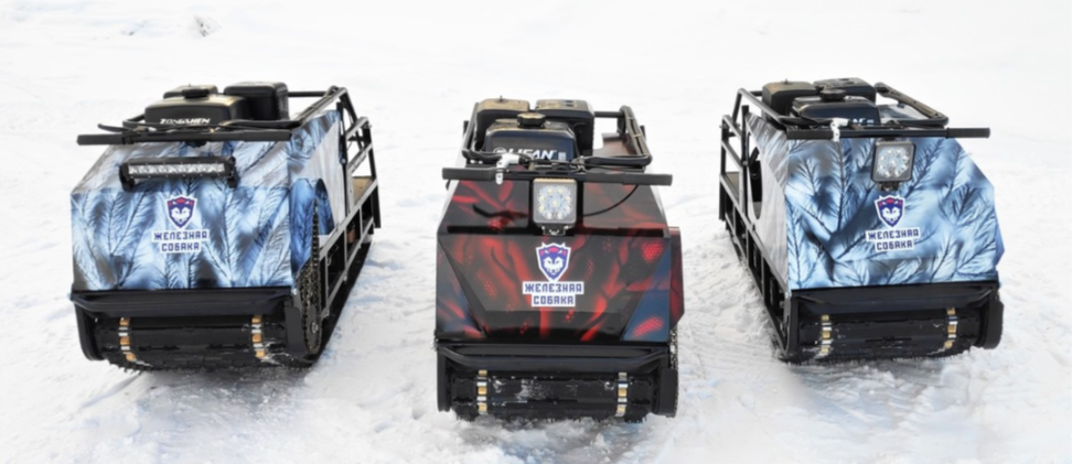 Мотобуксировщик Irondog (Железная собака) M500 20  Камуфляж Охотник в Серпухове