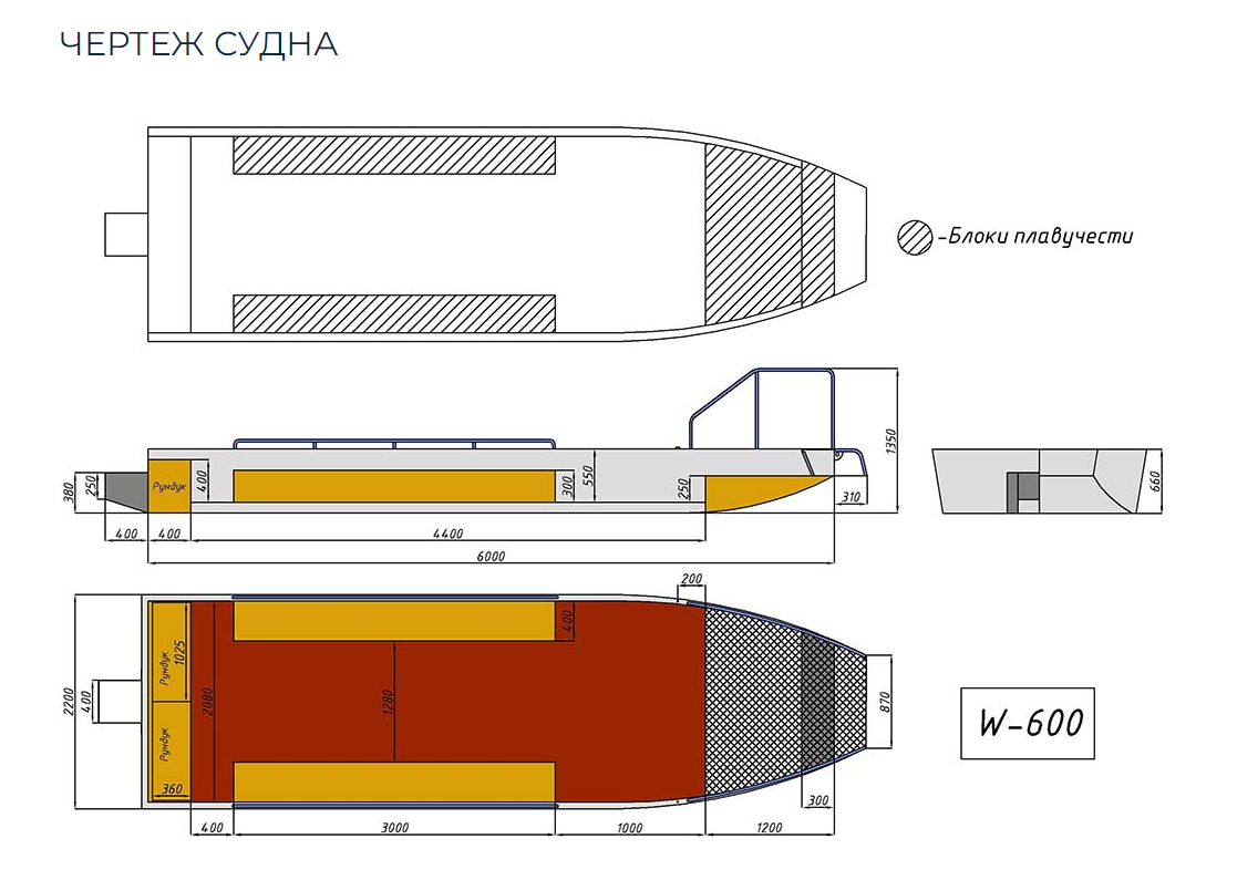 Алюминиевая лодка Wyatboat-600 в Серпухове