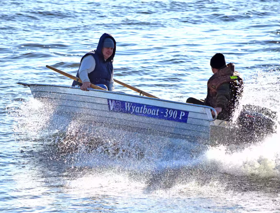Алюминиевая лодка Wyatboat-390 P в Серпухове