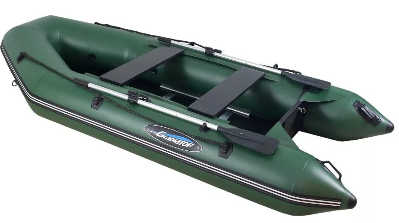 МОТОРНО-ГРЕБНАЯ ЛОДКА ПВХ GLADIATOR A 320 ТК С ФАНЕРНЫМ ПОЛОМ в Серпухове