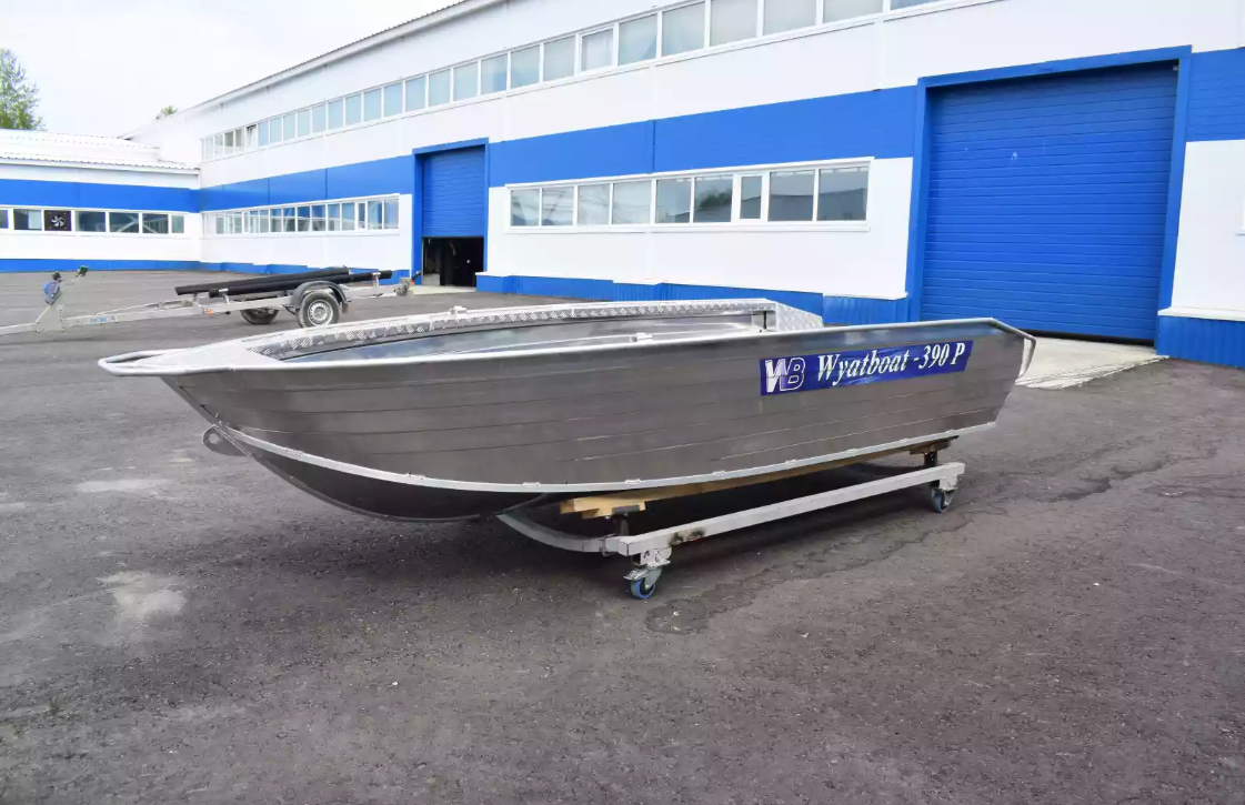 Алюминиевая лодка Wyatboat-390Р Увеличенный борт в Серпухове