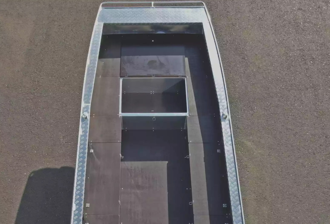 Алюминиевая лодка Wyatboat-490 Jonboat в Серпухове