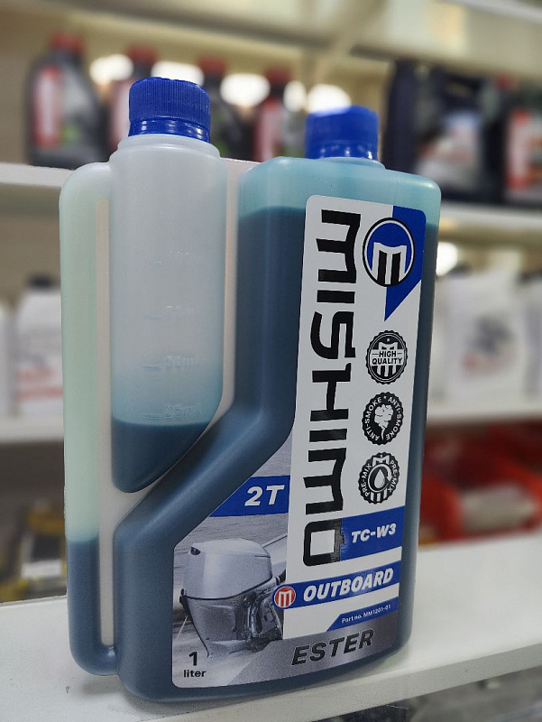 Масло MISHIMO 2T OUTBOARD (ESTER) полусинтетика 1 л в Серпухове