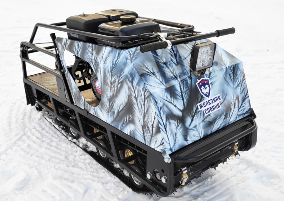 Мотобуксировщик Irondog (Железная собака) M500 20  Камуфляж Охотник в Серпухове