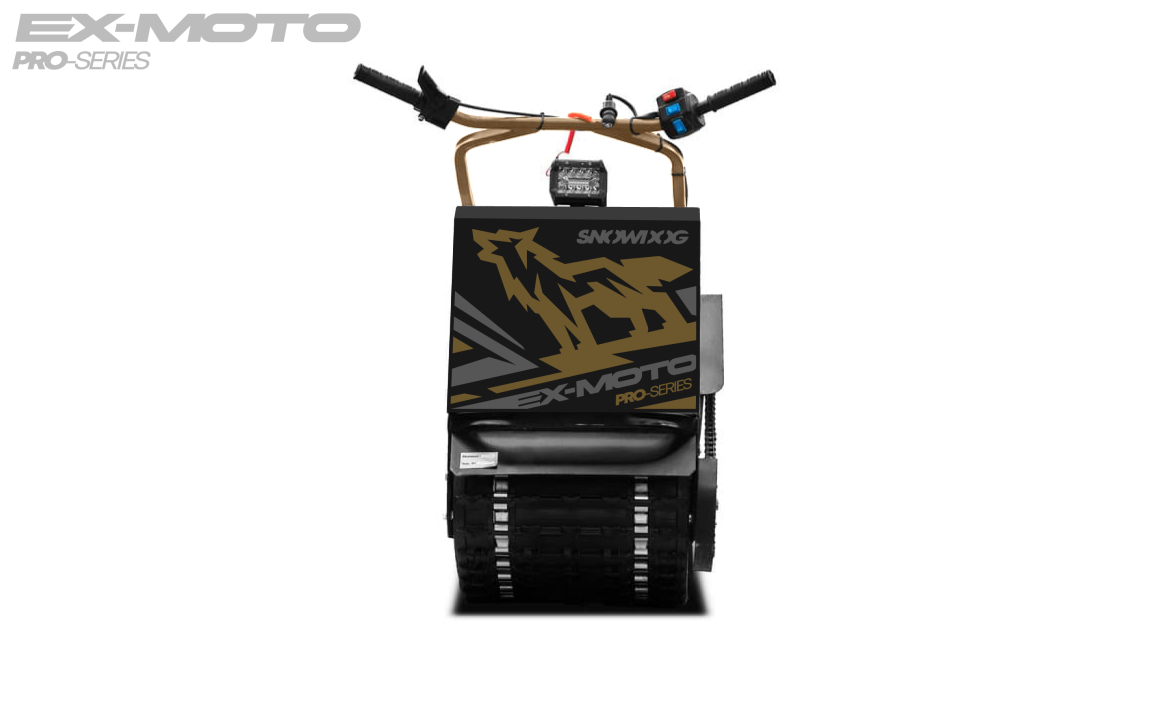 Мотобуксировщик EX-MOTO SNOWDOG S380 8л.с. в Серпухове