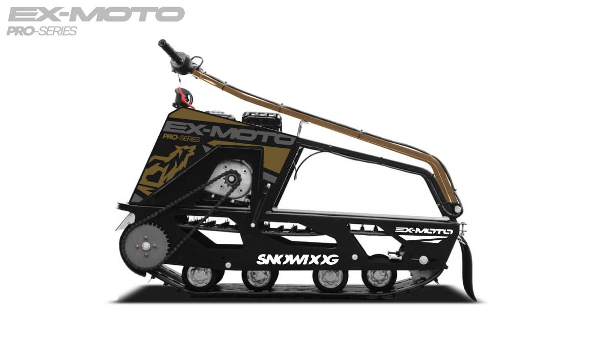 Мотобуксировщик EX-MOTO SNOWDOG S380 8л.с. в Серпухове