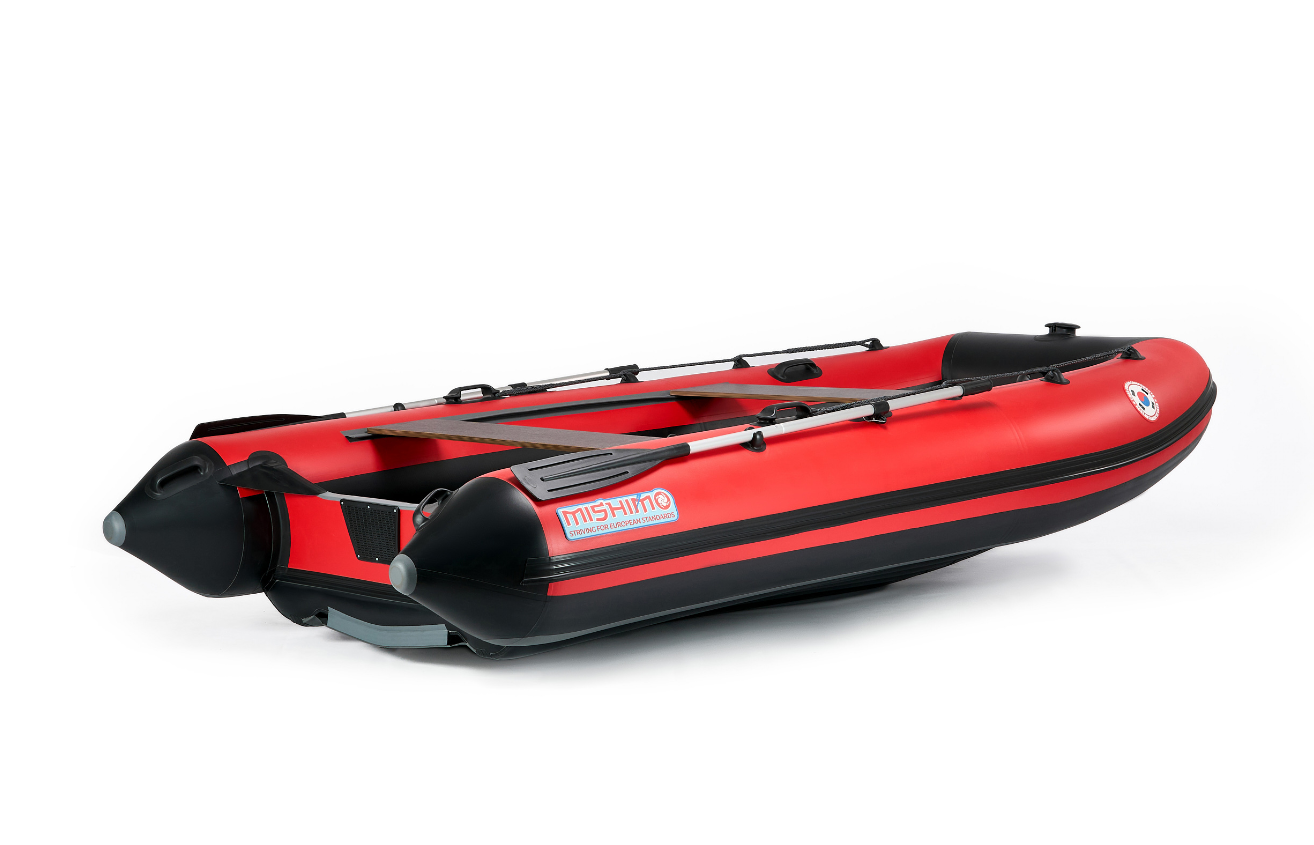 КОМПЛЕКТ ЛОДКА MISHIMO RAPID 380 PRO+ ЛОДОЧНЫЙ МОТОР MARLIN MP 9.9 (20) AMHS PROLINE FORCE в Серпухове