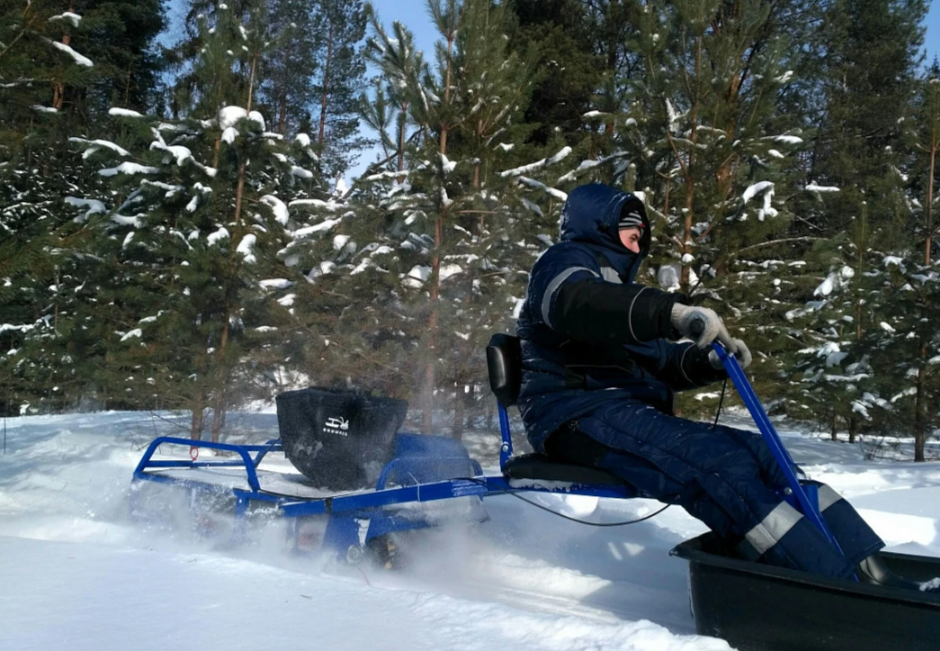 Мотобуксировщик толкач Альбатрос-XL8 с модулем. Без фары, склизы в Серпухове