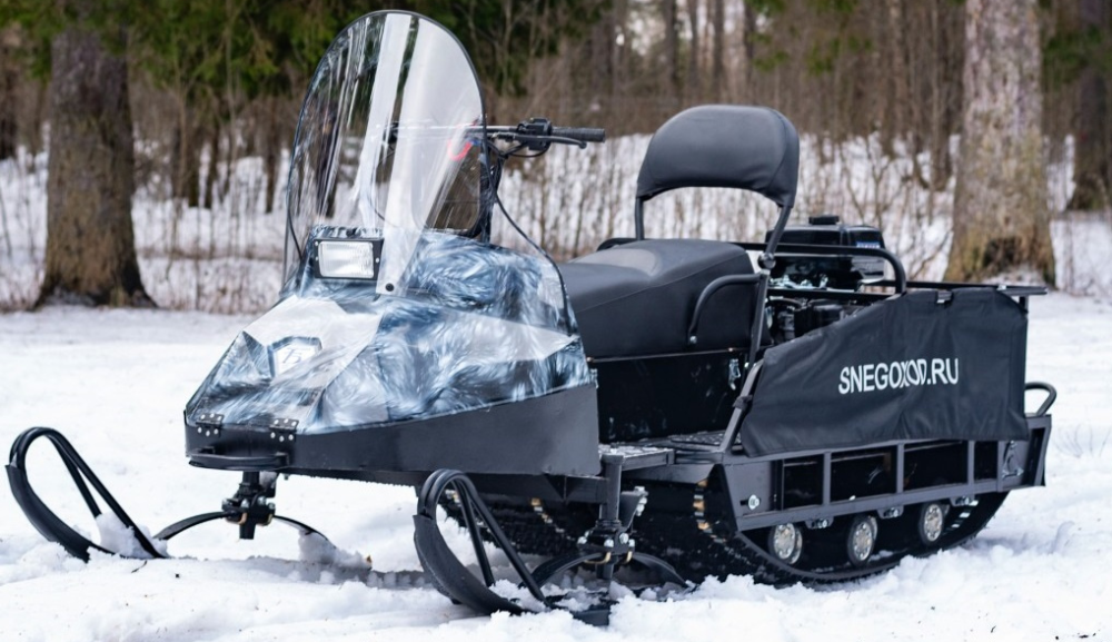 Миниснегоход Бурлак Егерь Экспедитор 15 л.с. , реверс, тормоз, капот белый в Серпухове