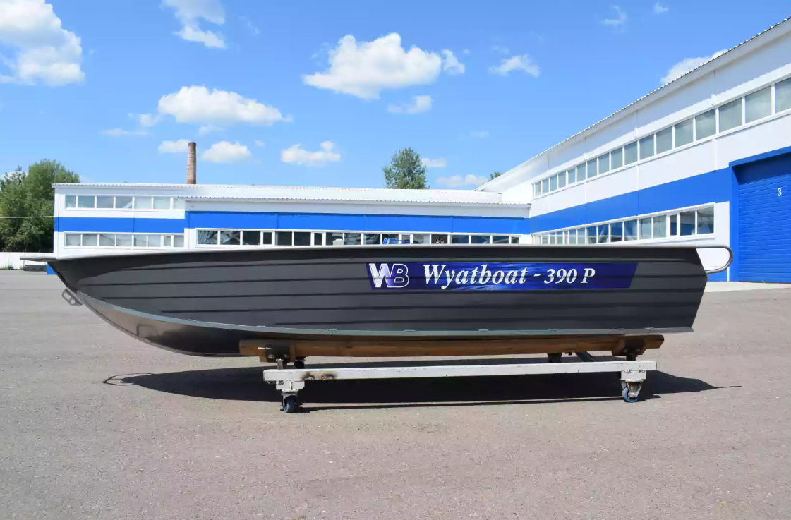 Алюминиевая лодка Wyatboat-390Р Fish в Серпухове