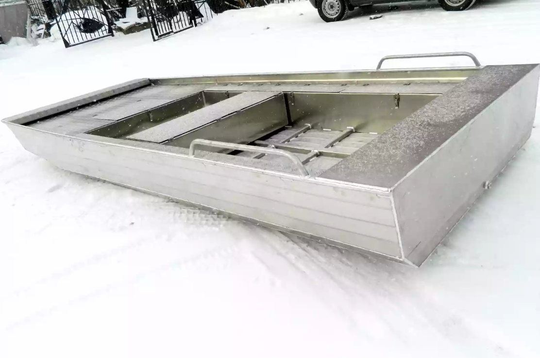 Алюминиевая лодка Wyatboat-390 Jonboat в Серпухове