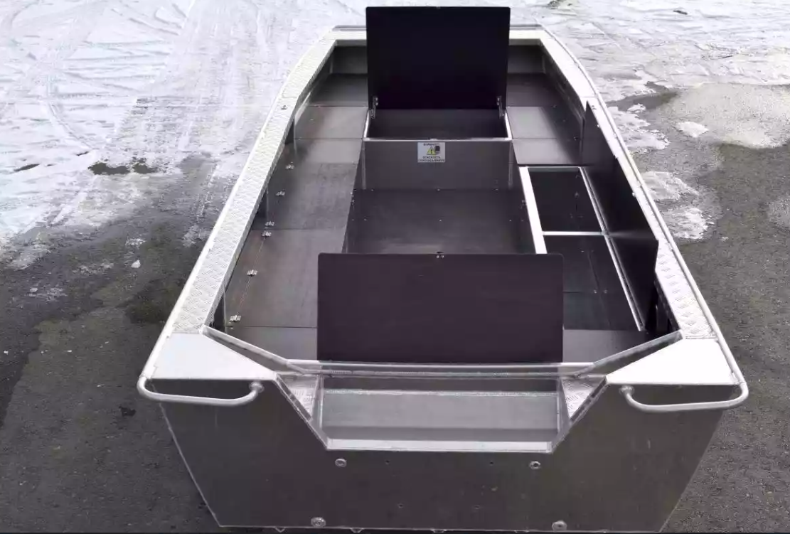 Алюминиевая лодка Wyatboat-490 Jonboat в Серпухове
