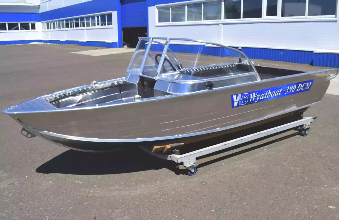 Алюминиевая лодка Wyatboat-390 DCM в Серпухове