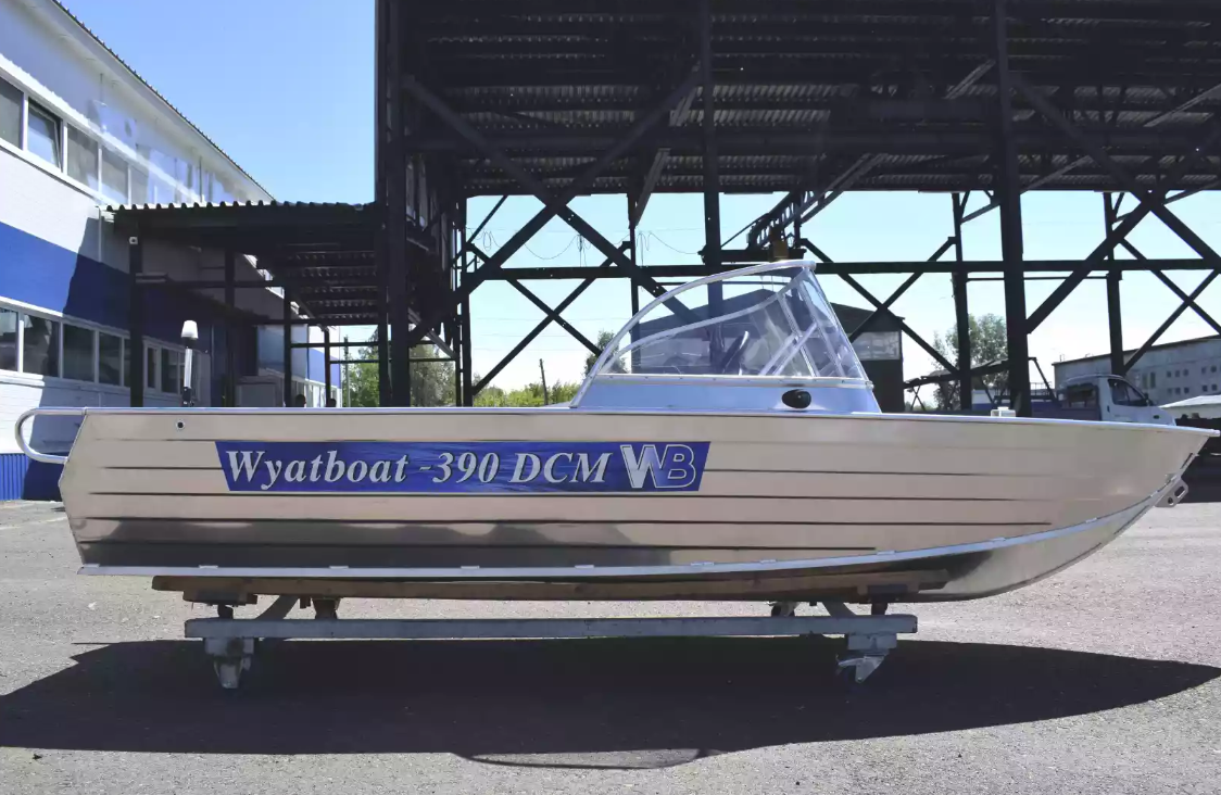 Алюминиевая лодка Wyatboat-390 DCM в Серпухове