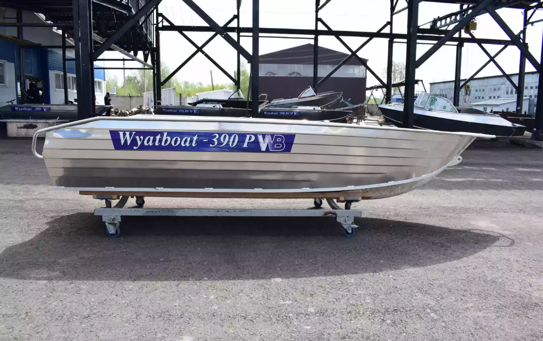 Алюминиевая лодка Wyatboat-390Р Увеличенный борт в Серпухове