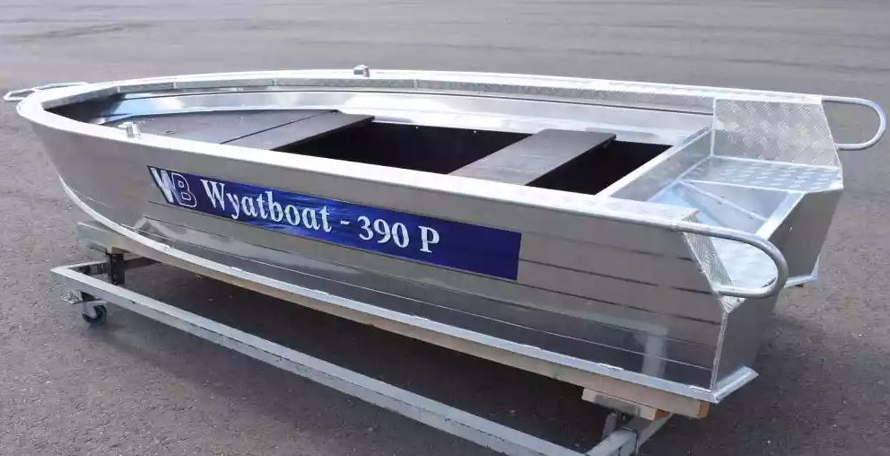 Алюминиевая лодка Wyatboat-390Р Fish в Серпухове