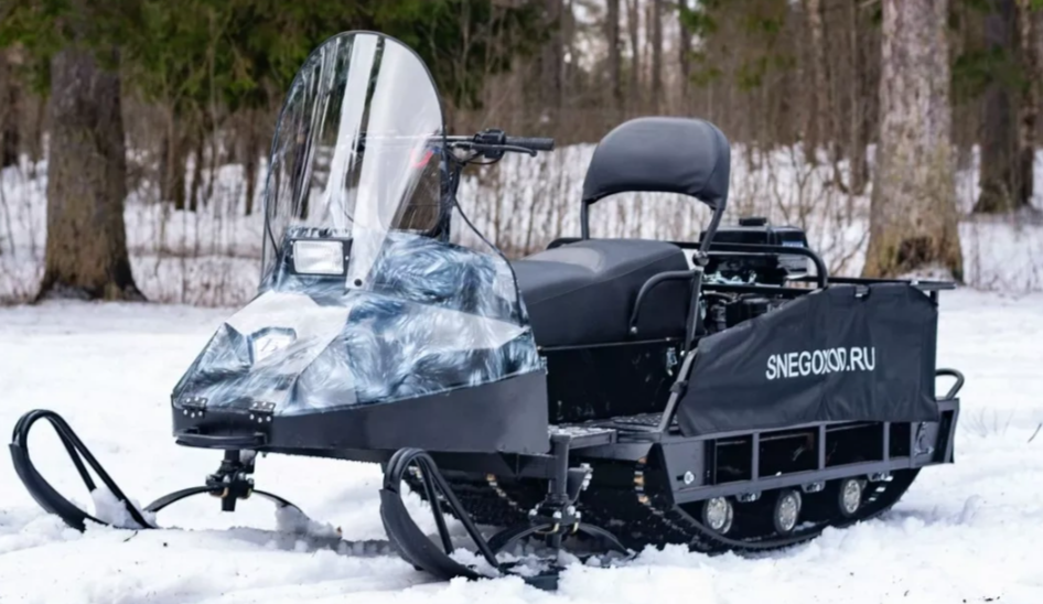 Миниснегоход Егерь Экспедитор 20 л.с. , реверс, тормоз, капот белый в Серпухове