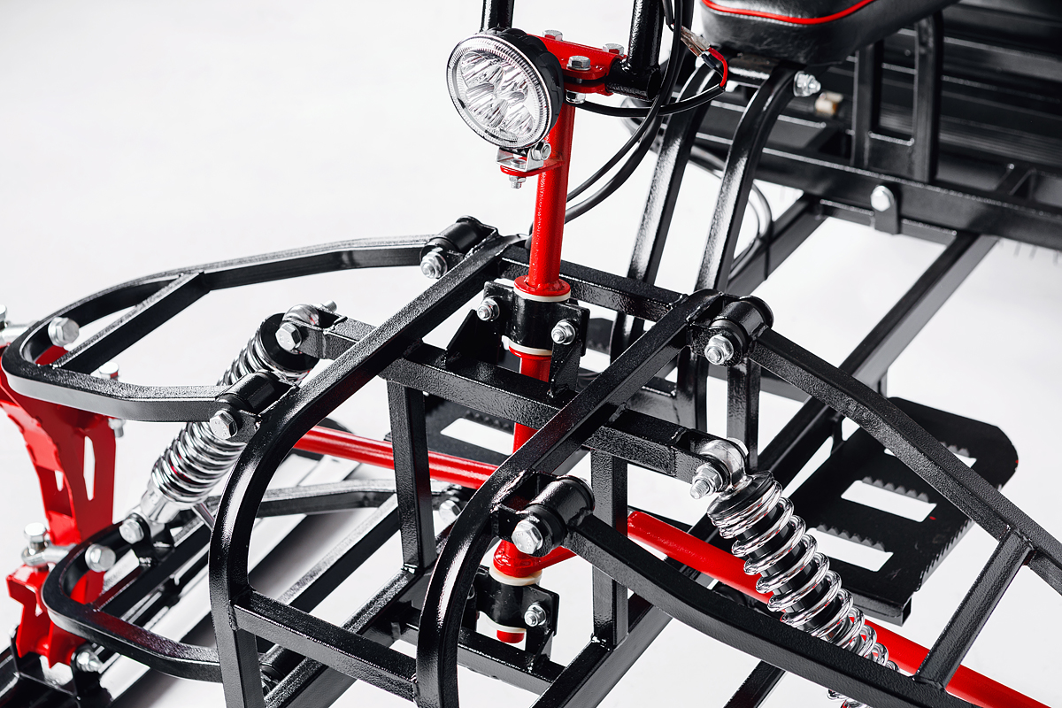 Лыжный модуль IKUDZO с подогревом ручек пластиковые лыжи в Серпухове