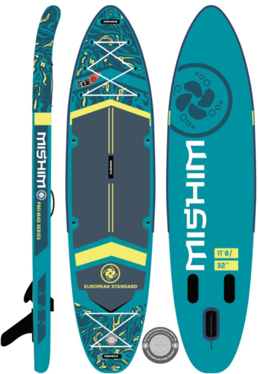 SUP (САП) Доска MISHIMO PRO-MAX Light Teal 11,6’ (355см) в Серпухове
