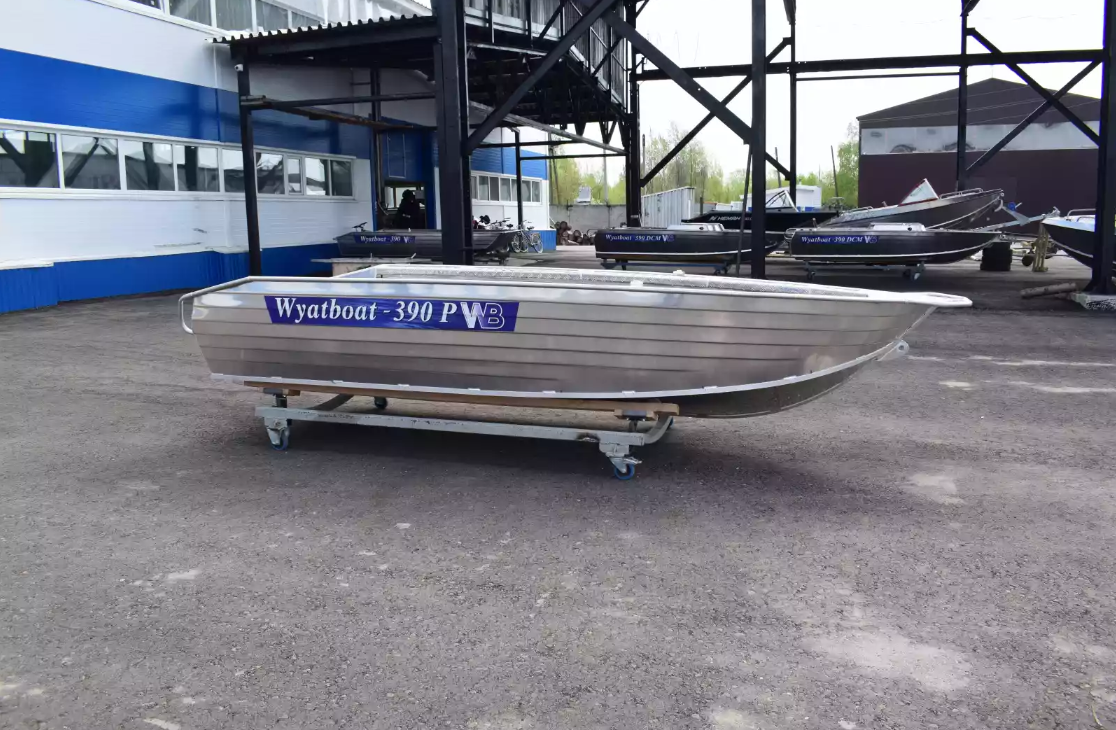 Алюминиевая лодка Wyatboat-390Р Увеличенный борт в Серпухове