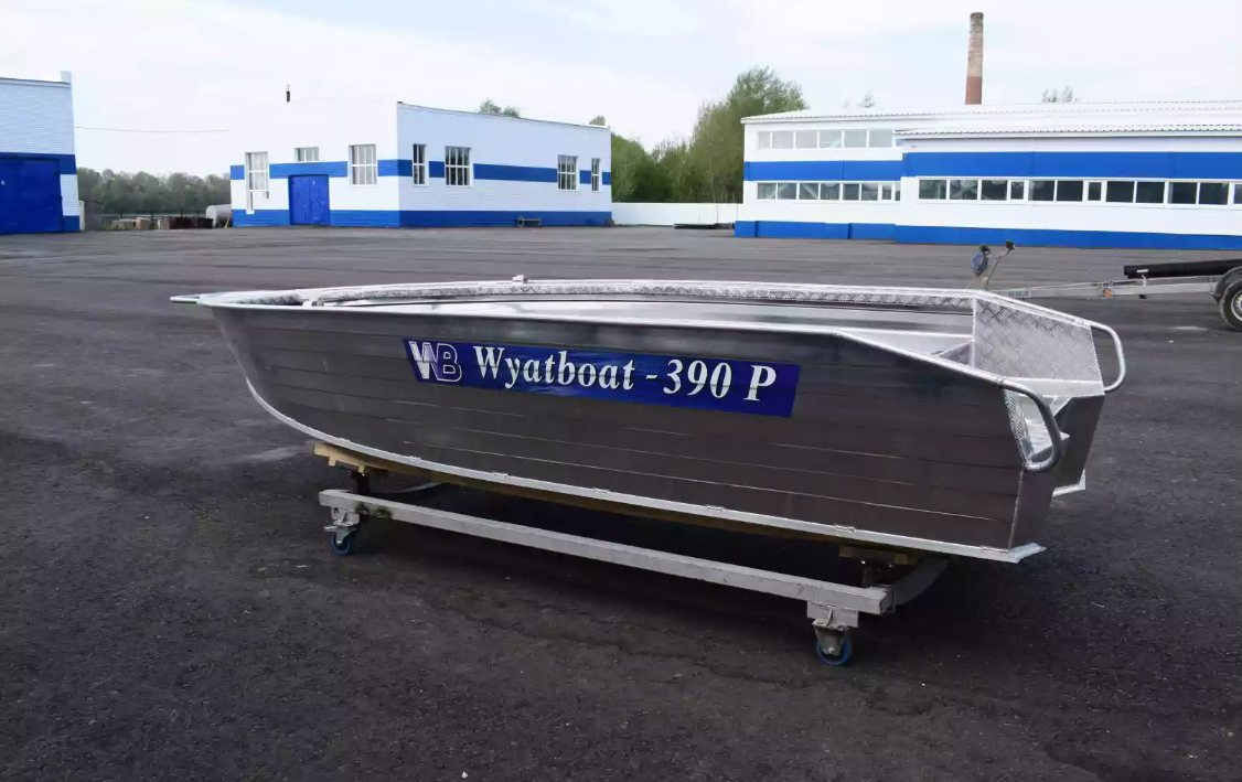 Алюминиевая лодка Wyatboat-390Р Увеличенный борт в Серпухове