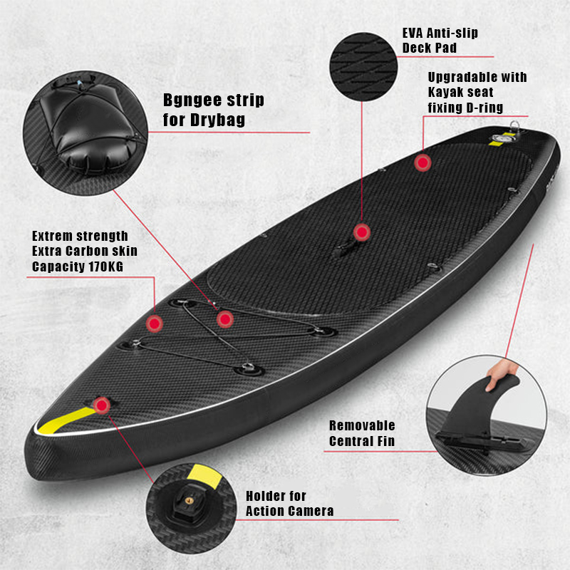 SUP (САП) ДОСКА MISHIMO CARBON DARKSIDE 10.6’ (325СМ) в Серпухове