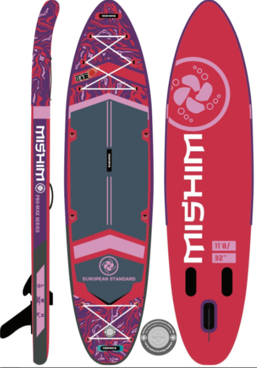 SUP (САП) Доска MISHIMO PRO-MAX Viva Magenta 10.8’ (330см) в Серпухове