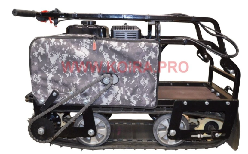 Мини мотобуксировщик КОЙРА "Вжик" (107 см) 7 л/с с ручным стартером в Серпухове