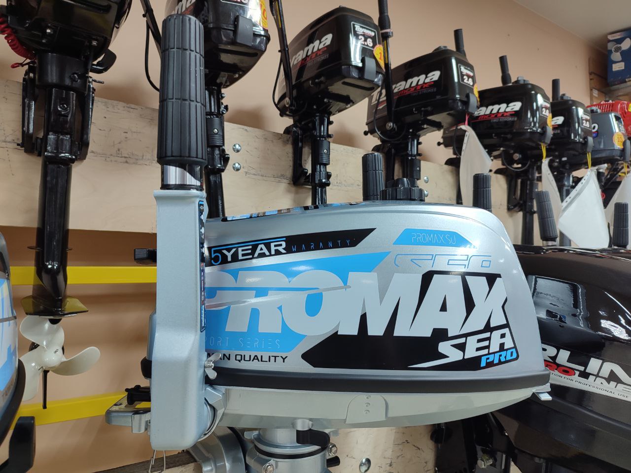 Лодочный мотор PROMAX SP5FHS (внешний бак 12 л) в Серпухове