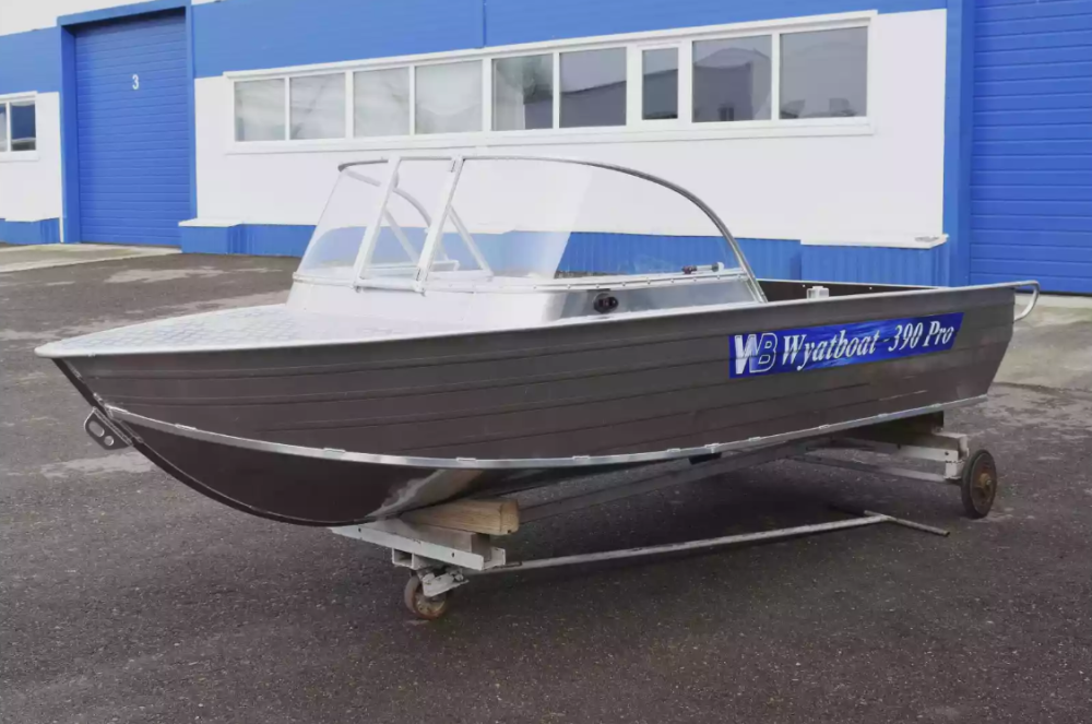 Алюминиевая лодка Wyatboat-390 Pro в Серпухове