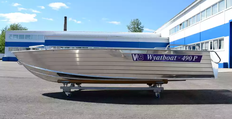 Алюминиевая лодка Wyatboat-490 P в Серпухове