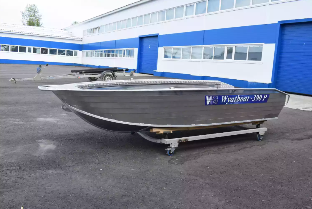 Алюминиевая лодка Wyatboat-390Р Увеличенный борт в Серпухове