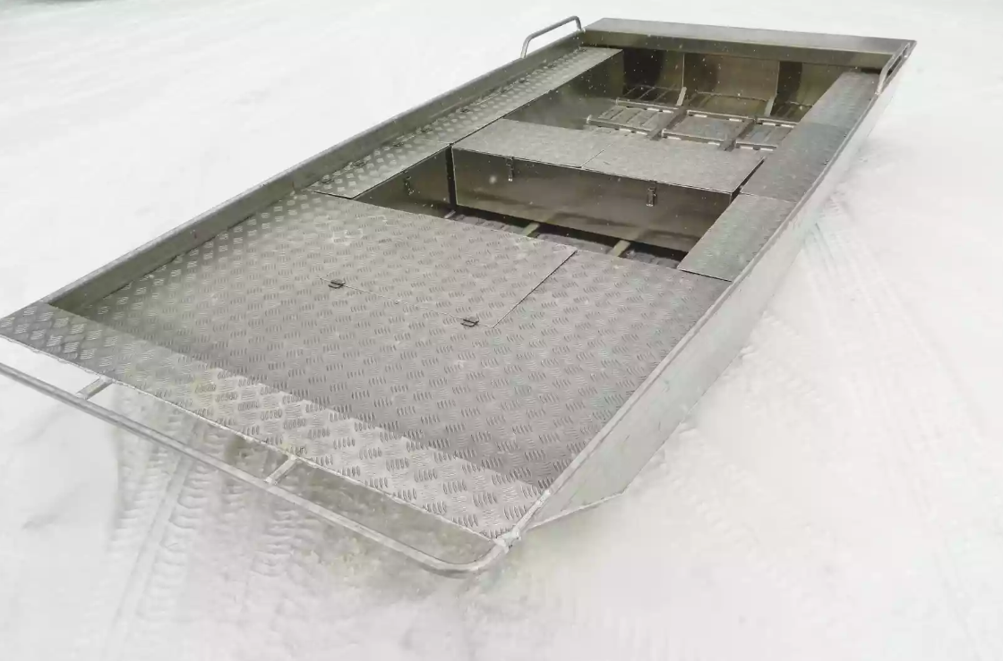 Алюминиевая лодка Wyatboat-390 Jonboat в Серпухове