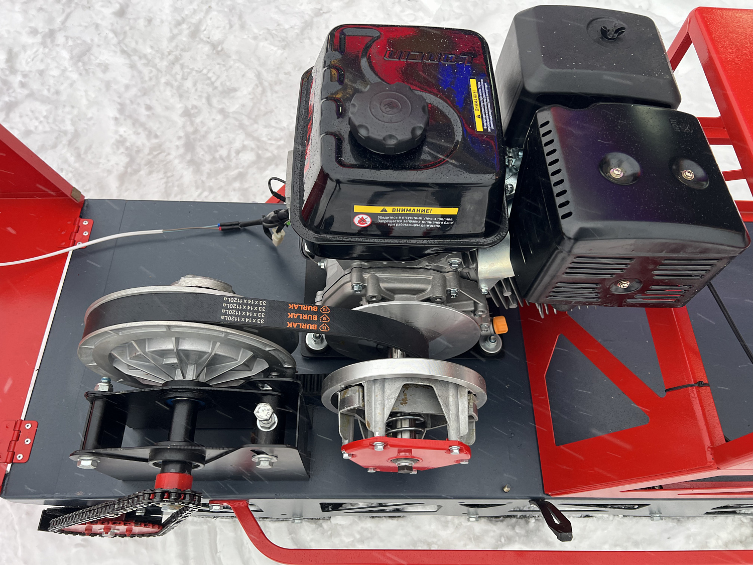 Мотобуксировщик EX-MOTO SNOWDOG S500 15л.с в Серпухове