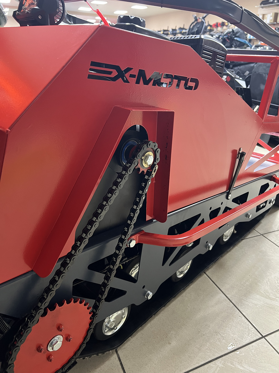 Мотобуксировщик EX-MOTO SNOWDOG S500 15л.с в Серпухове