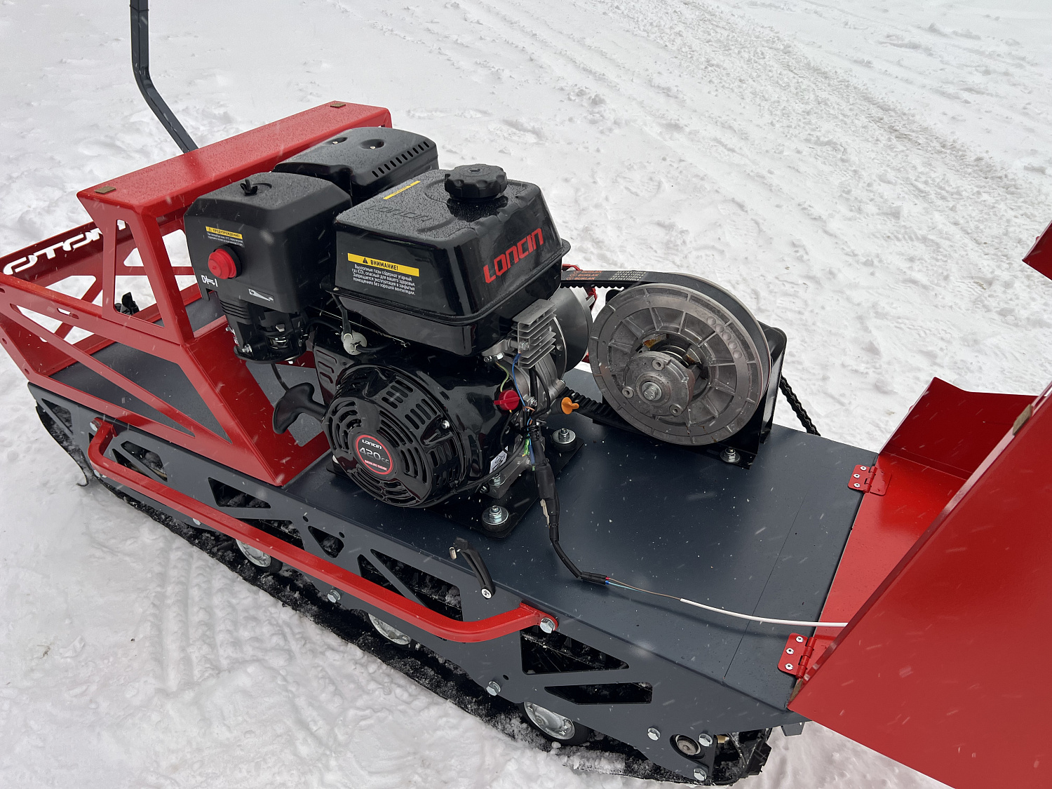 Мотобуксировщик EX-MOTO SNOWDOG S500 15л.с в Серпухове