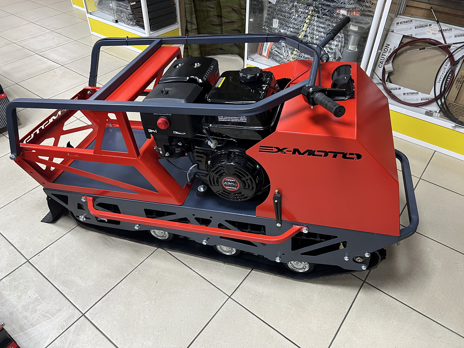 Мотобуксировщик EX-MOTO SNOWDOG S500 15л.с в Серпухове