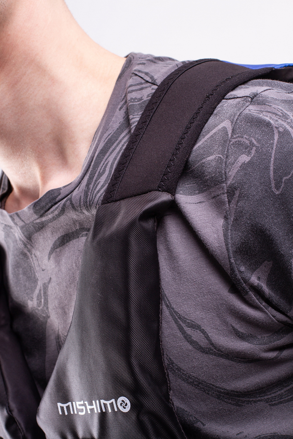 Жилет спасательный MISHIMO PRO Премиум качества Черно-синий в Серпухове