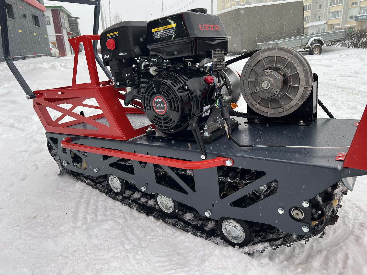 Мотобуксировщик EX-MOTO SNOWDOG S500 15л.с в Серпухове