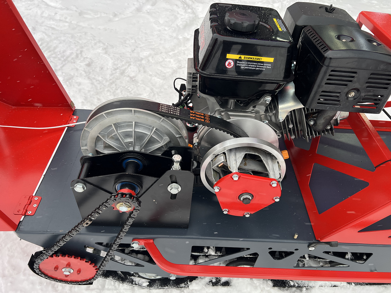 Мотобуксировщик EX-MOTO SNOWDOG S500 15л.с в Серпухове