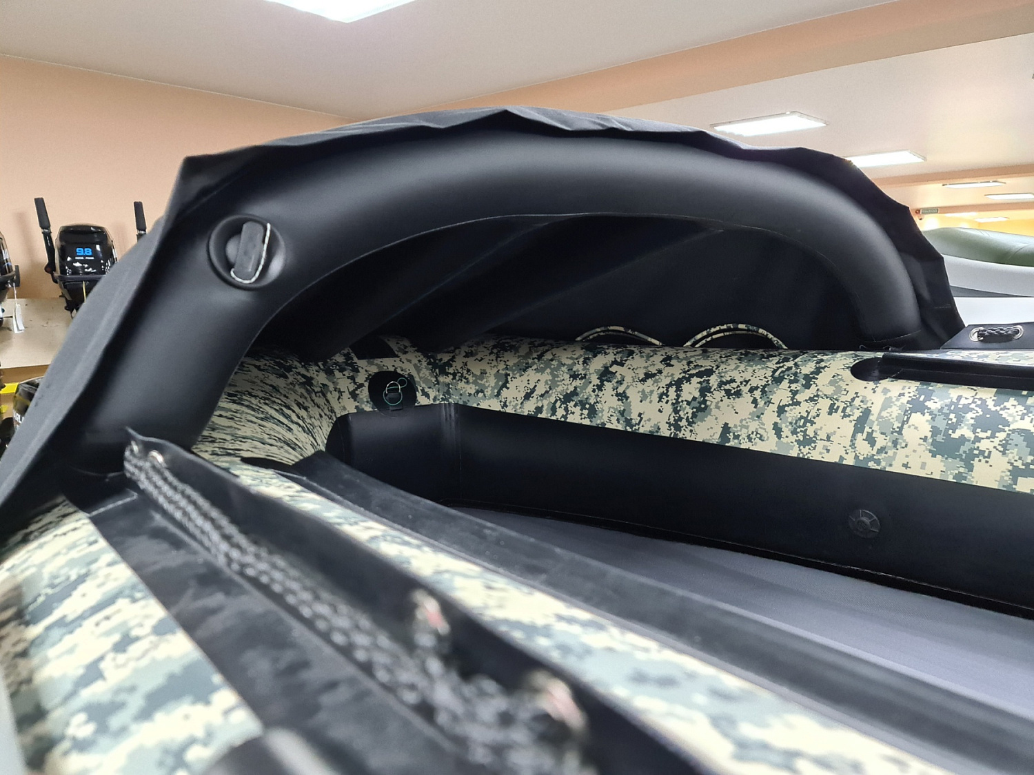 КОМПЛЕКТ НОСОВОГО ТЕНТА К ЛОДКЕ SMARINE AIR MAX 380 ЧЕРНЫЙ в Серпухове